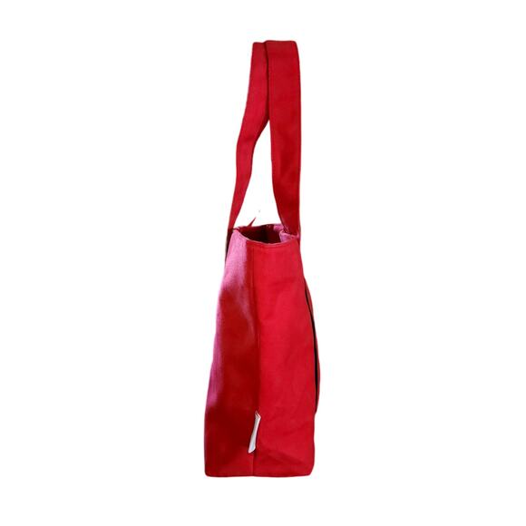 MICHAEL KORS Red & Black Suede Effect Tote Bag - Picture 7 of 9